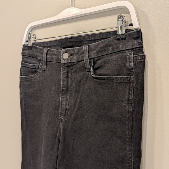 Joe's Jeans HiRise Curvy Cropped BootCut Hi Honey Black Denim - SIze 29 - Picture 3 of 9